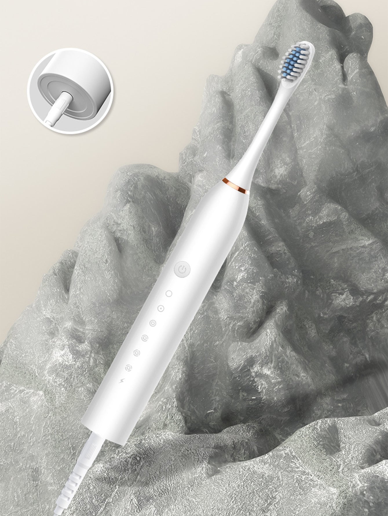 Powerful Electric Toothbrush for Adults & Children - 3 Colors