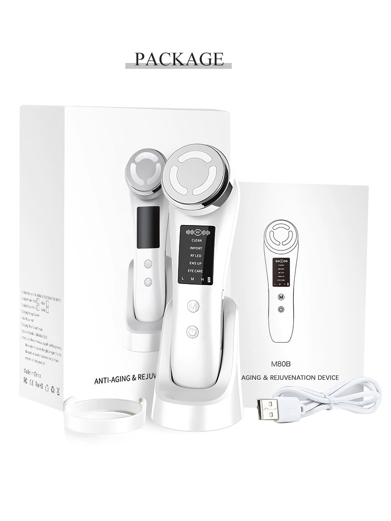 Beauty Instrument with EMS Ion Therapy – Skin Rejuvenation & Facial Care