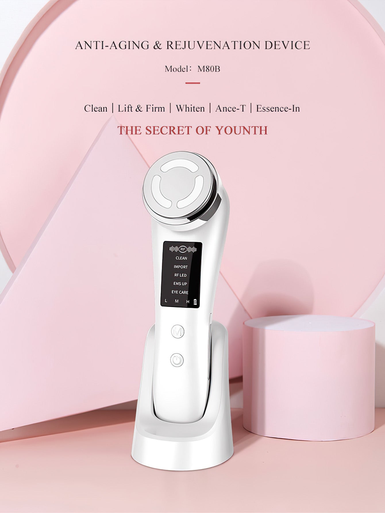 Beauty Instrument with EMS Ion Therapy – Skin Rejuvenation & Facial Care