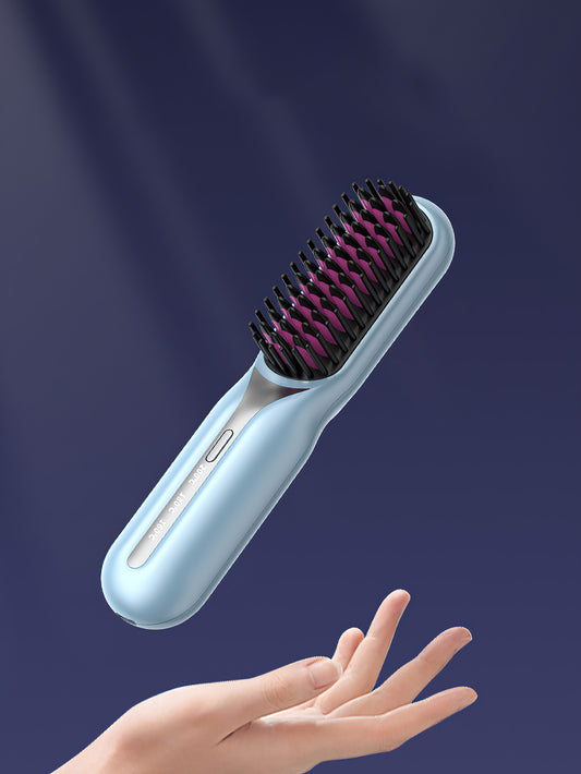 Portable charging negative ion hair straightening comb -3 colors