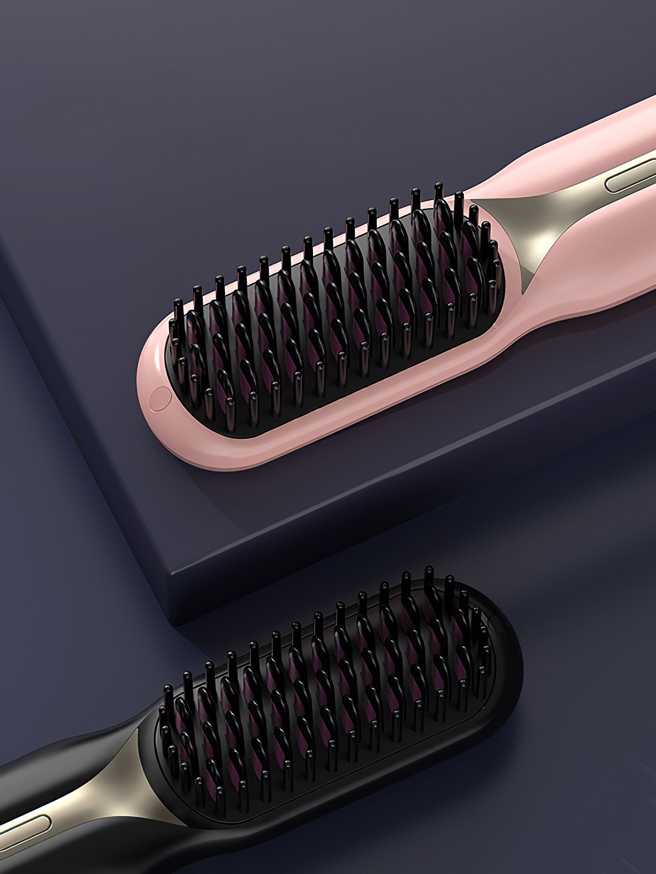 Portable charging negative ion hair straightening comb -3 colors