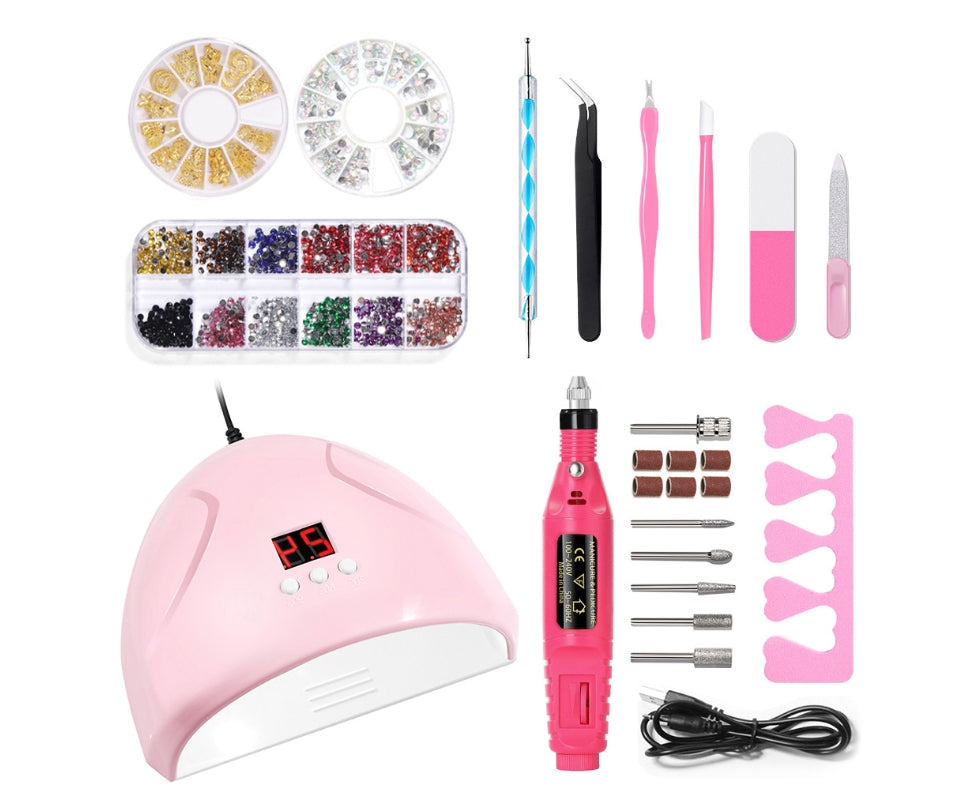 Nail Tool Set, Nail Phototherapy Machine, Polishing Machine