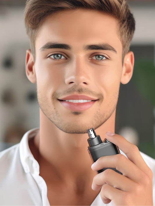 Rechargeable Nose Hair Trimmer for Men & Women – Safe & Precise