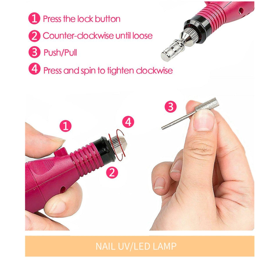 Nail tool set, intelligent nail lamp and other accessories