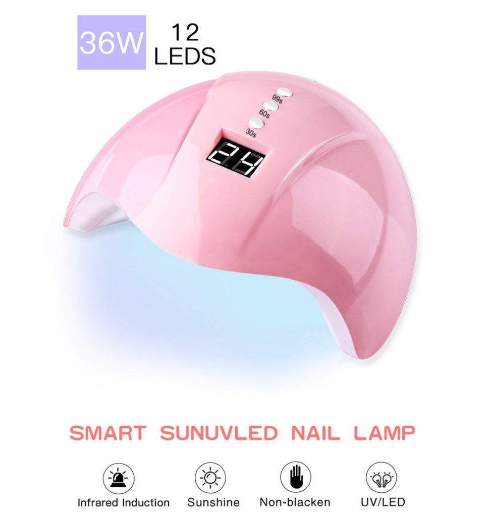 Nail tool set, intelligent nail lamp and other accessories