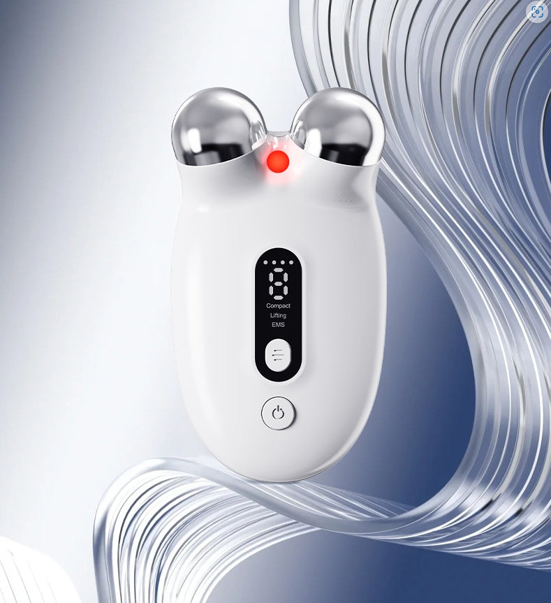 Electric face slimming device for home use, vibration roller massage introduction device